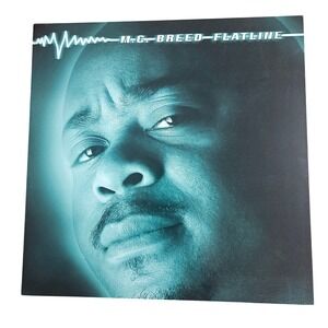 MC Breed Flatline 1997 Promo Flat Album Poster 12x12 D/S Hip Hop Wrap Records